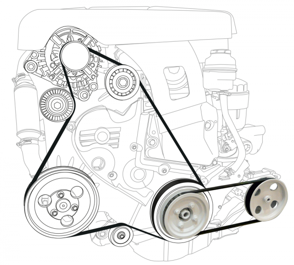 Industrial Engine rubber belt