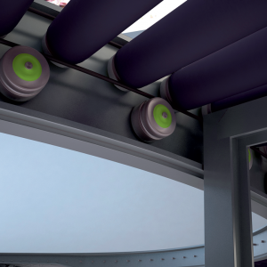 Accionamiento tangencial